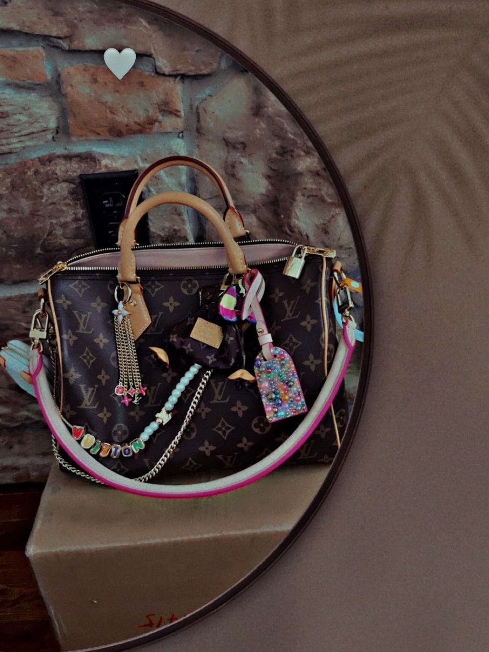Lv soft Seoul Korean speedy customize luggage tag